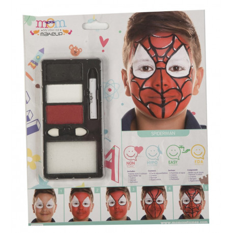 Kit de Maquillaje de Hombre Araña Infantil