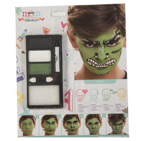 Kit de Maquillaje de Hulk Infantil