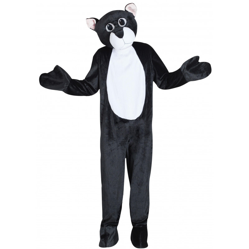 Actor Clásico Sucio Disfraz de Gato Negro Cabeza Gigante para Adulto| Comprar
