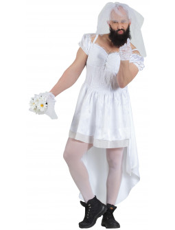Disfraz de Novia Travesti para Hombre