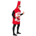 Disfraz de Bote de Ketchup Picante para Adulto