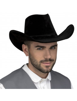 Sombrero de Vaquero Negro Premium