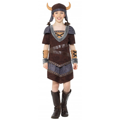 Disfraz de Guerrera Vikinga Infantil