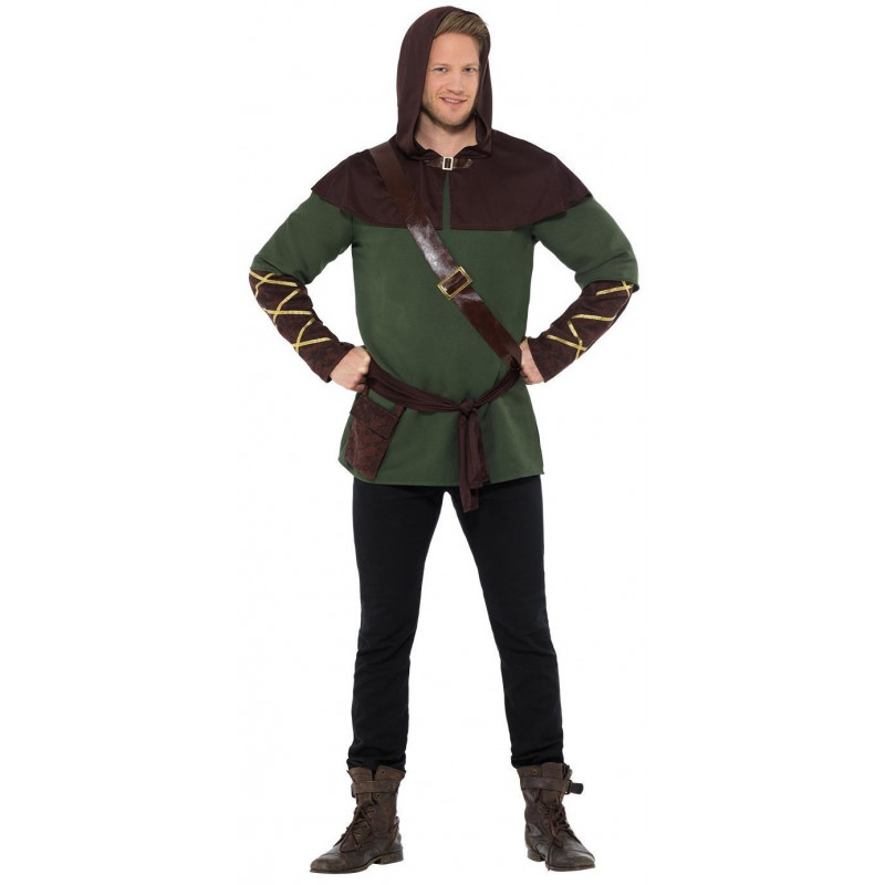 Serrado danés Suave Disfraz de Arquero Robin Hood para Hombre | Comprar Online