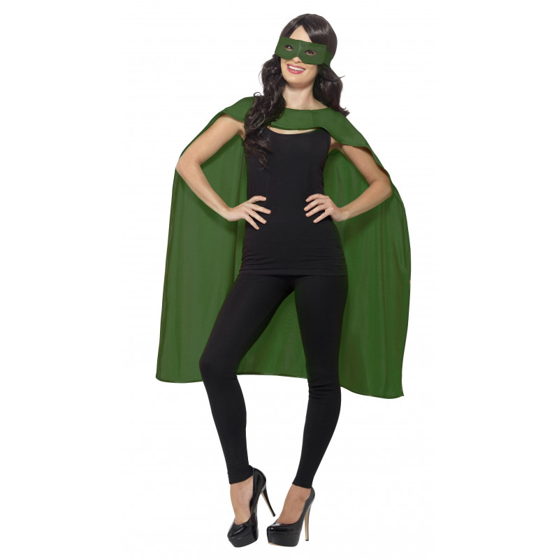 Forum Novelties Capa de disfraz verde de superhéroe para adulto, Verde