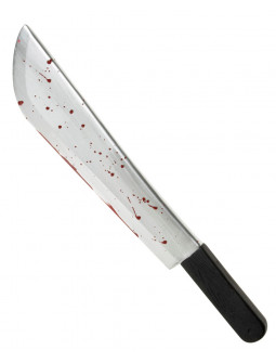 Cuchillo con gotas de sangre