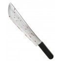 Cuchillo con gotas de sangre