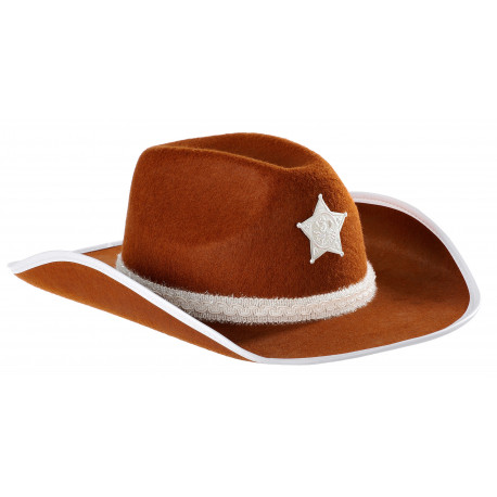 Sombrero de Sheriff Marrón