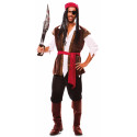 Disfraz de Pirata del Mar Caribe para Hombre