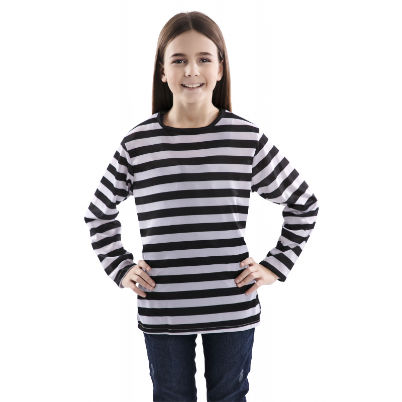 Camiseta de Rayas Negras y Blancas Infantil Comprar Online