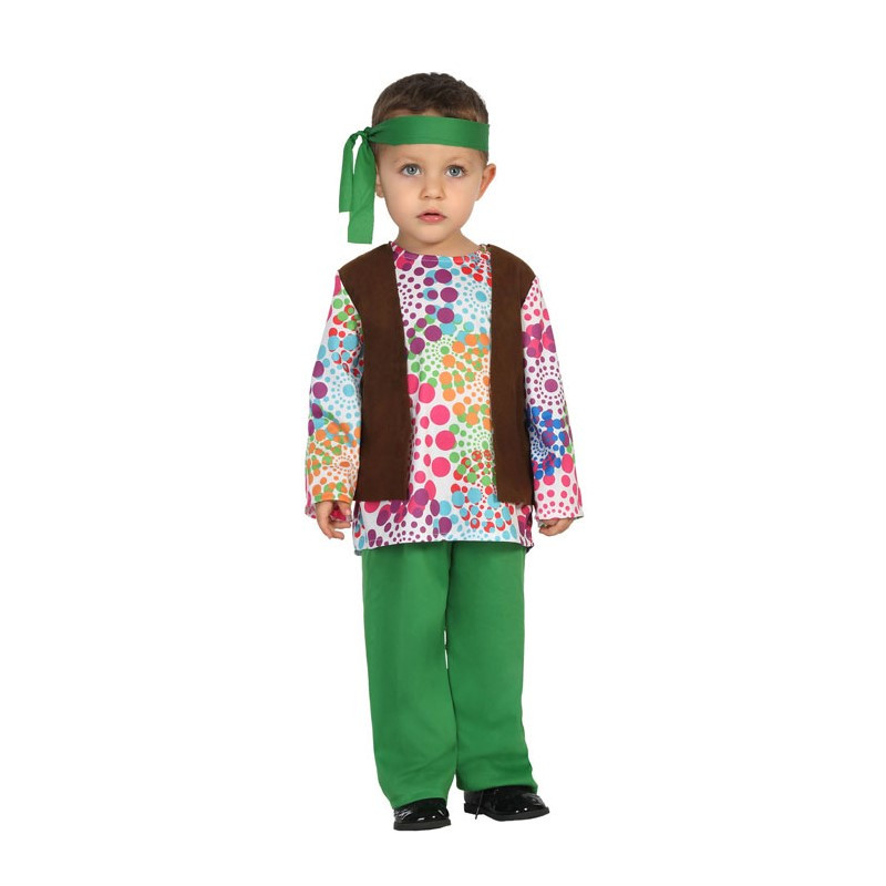 Disfraz de Niño Hippie Multicolor para Bebé | Comprar