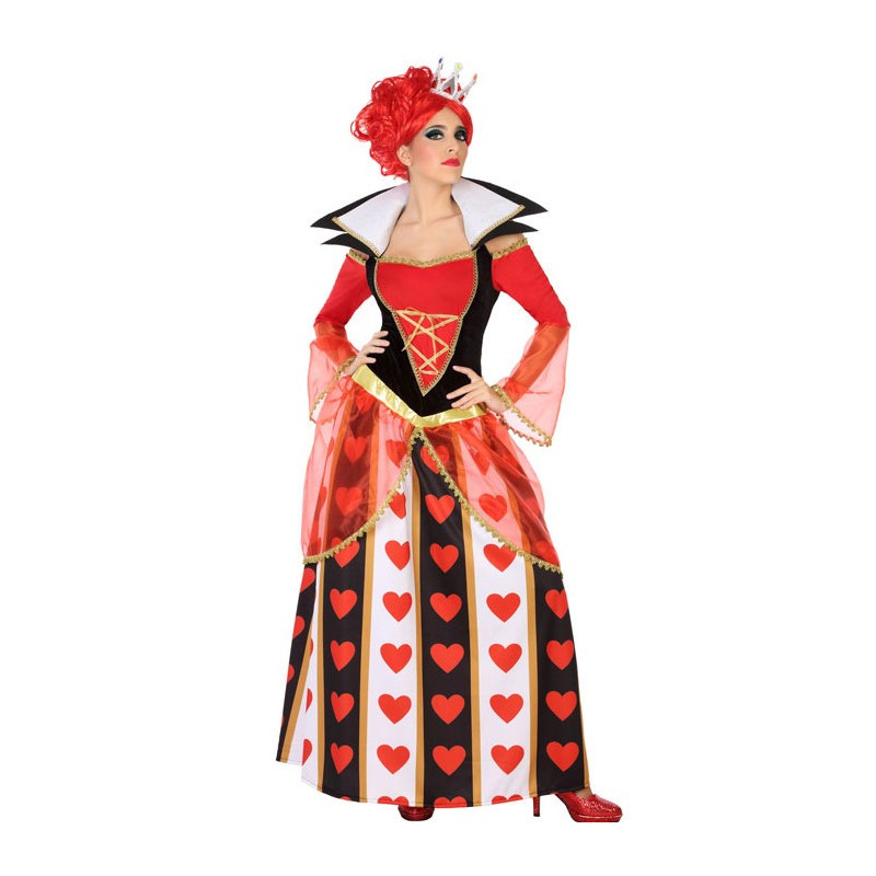 halcón Parpadeo Andrew Halliday Disfraz de Reina de Corazones para Adulto | Comprar Online