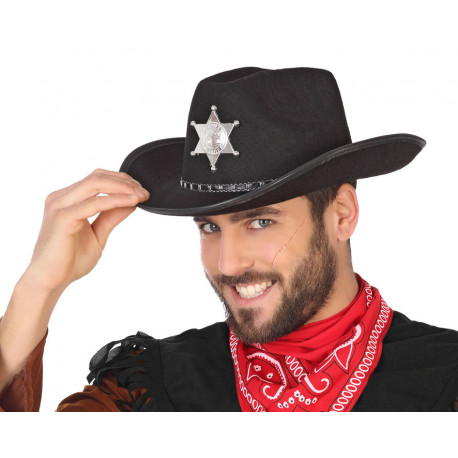 Sombrero Negro de Sheriff