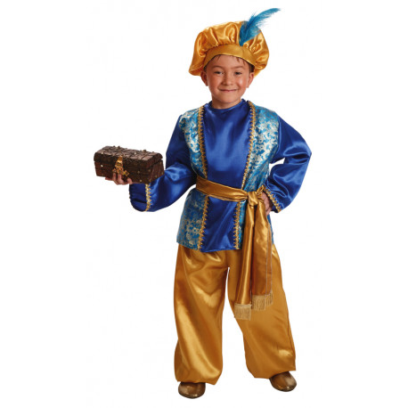 Disfraz de Paje Real Azul Infantil
