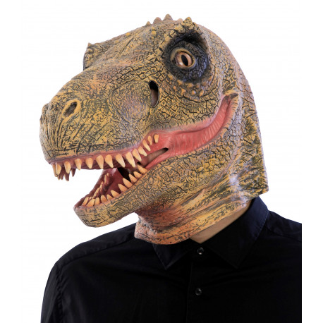 Máscara de Velociraptor con Mandíbula Móvil
