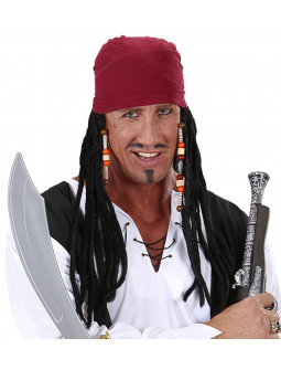 Peluca con pañuelo, Caribbean pirate