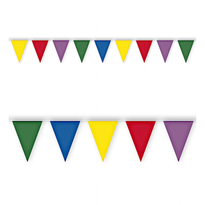 Despertar atleta atractivo Guirnalda con Banderines de Colores para Exterior | Comprar