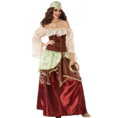 Disfraz de Gitana Medieval para Mujer