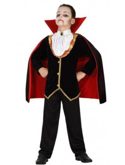 Disfraz de Vampiro Elegante con Capa para Niño