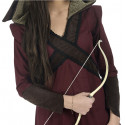 Disfraz de Arquera Medieval Granate para Mujer