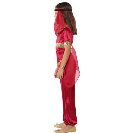 Disfraz de Princesa Rojo para Niña | Comprar Online