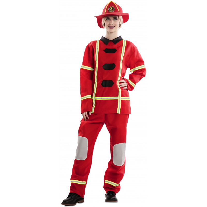 Dress Up America Casco de bombero, sombrero de bombero para adultos,  accesorio de disfraz de bombero - Talla única