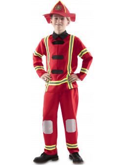 Disfraz de Bombero Rojo Infantil