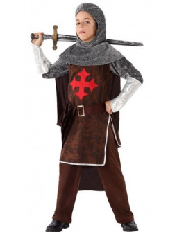 Disfraz de Caballero Medieval Cruzado para Niño