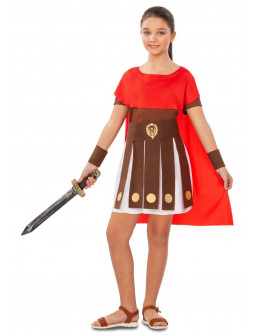 Disfraz de Gladiadora Romana para Niña