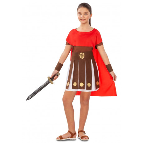 Disfraz de Gladiadora Romana para Niña