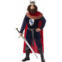 Disfraz de Rey Medieval con Capa para Hombre