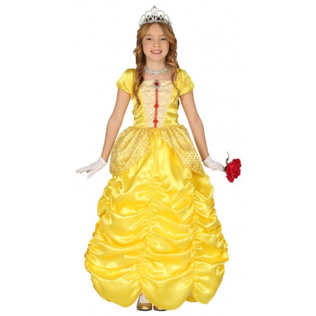 Disfraz de Princesa Bella Amarillo para Niña
