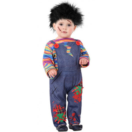 Disfraz de Chucky Muñeco Diabólico para Bebé