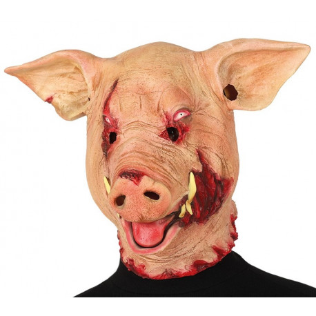 Máscara de Cerdo Terrorífico de Látex
