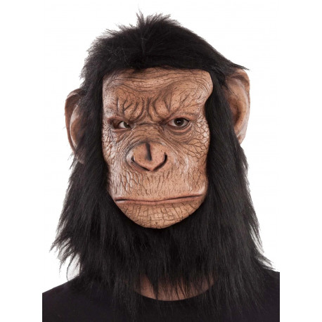 Máscara de Mono de El Planeta de los Simios con Pelo