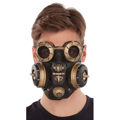 Máscara de Gas Steampunk de Látex