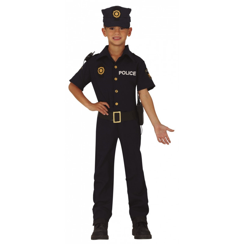 Plaga Algún día Económico Disfraz de Policía Nacional para Niño | Comprar Online