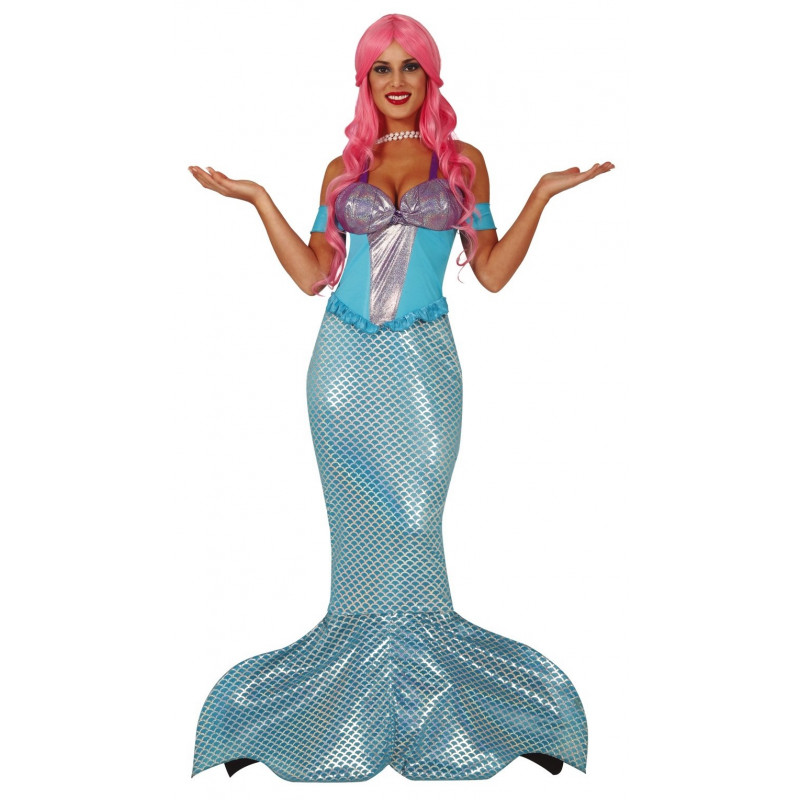 Persona enferma fondo pecador Disfraz de Sirena del Mar para Mujer | Comprar Online