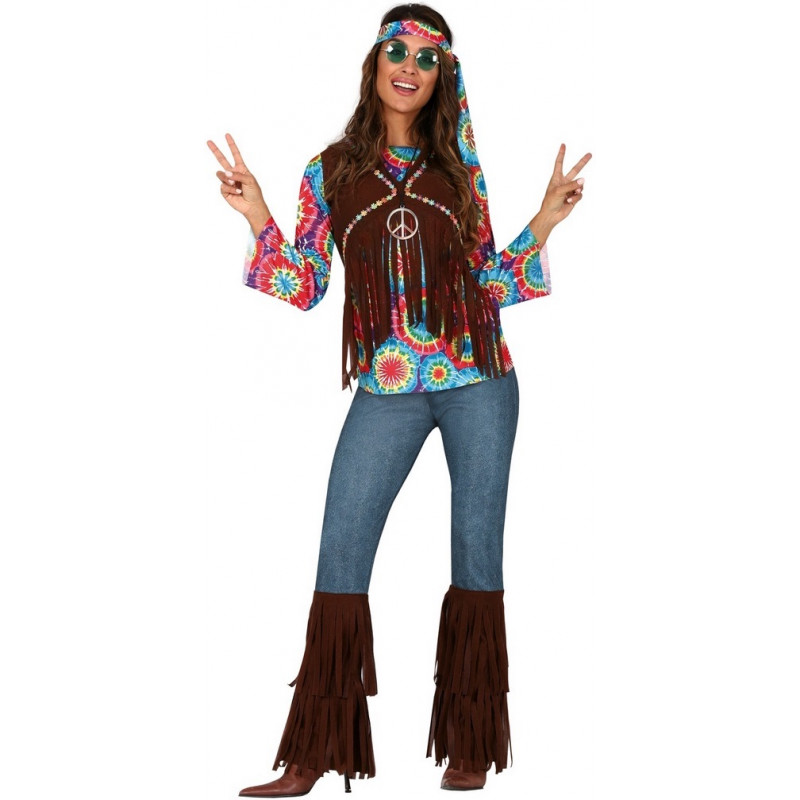 frijoles bofetada Niño Disfraz de Hippie Pacifista para Mujer | Comprar Online