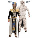 Disfraz Doble de Egipcio y Momia para Adulto