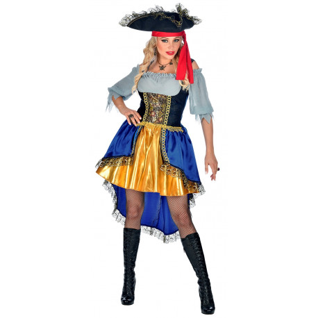 Disfraz de Capitana Pirata Estilosa para Mujer