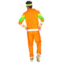 Disfraz Chándal Años 80 Naranja para Adulto