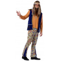 Disfraz de Hippie Psicodélico Premium para Hombre