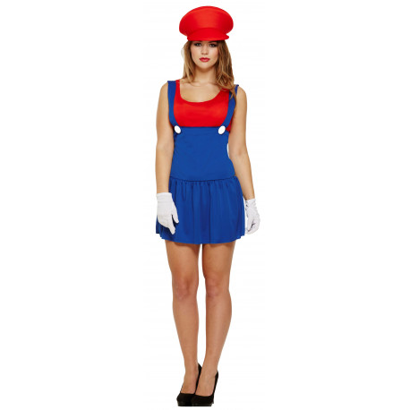 Disfraz de Mario para Mujer