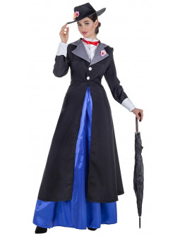 Disfraz de Mary Poppins con Chaqueta para Mujer