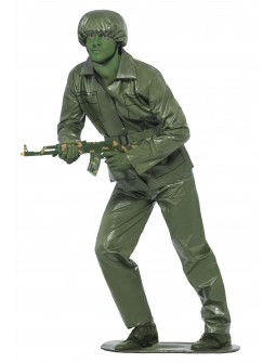Disfraz de Soldado de Juguete Verde para Hombre