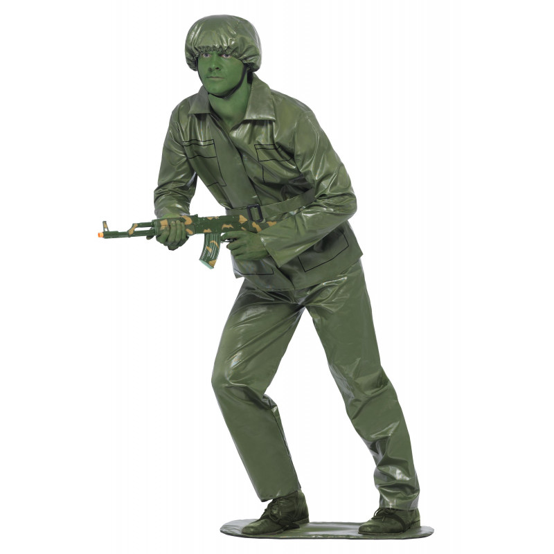 anunciar Aire acondicionado abeja Disfraz de Soldado de Juguete Verde para Hombre | Comprar