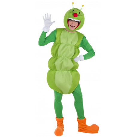 Disfraz de Gusano Verde para Adulto