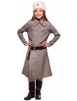 Disfraz de Militar Rusa Bolchevique para Niña