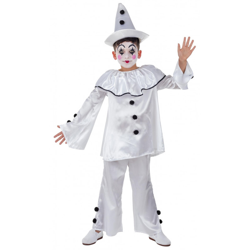 Dato aprobar grado Disfraz de Payaso Pierrot Infantil | Comprar Online